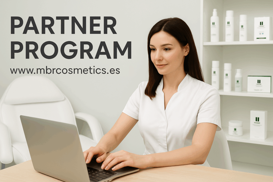 Professional aesthetic center partnering with MBR Cosmetics Spain